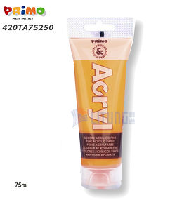 Primo Acrylic 橙色塑膠彩 75ml